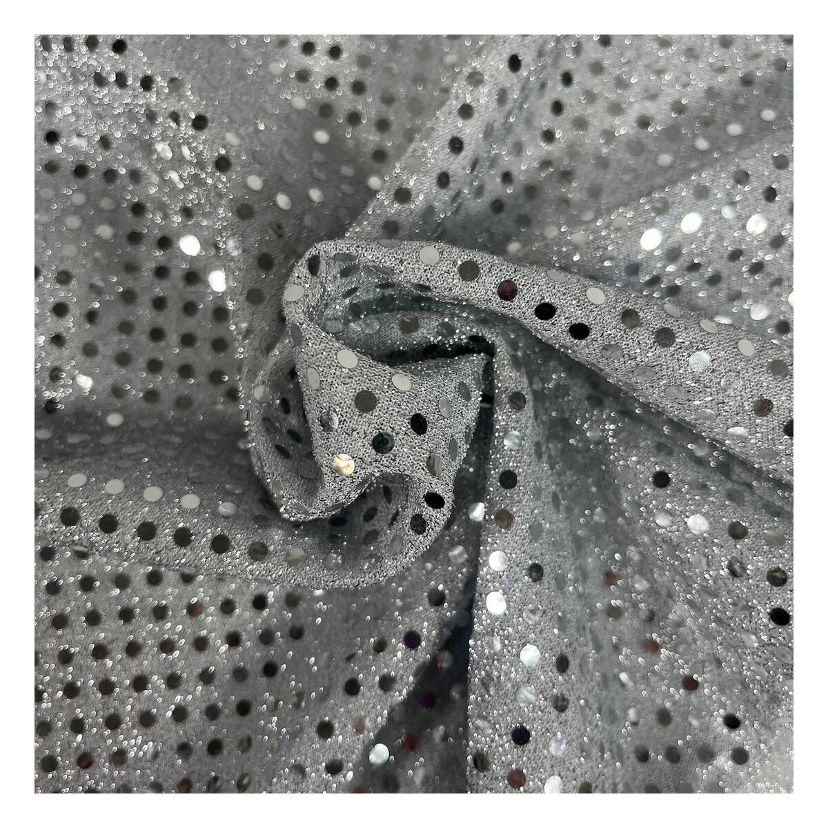 Silver jersey sale fabric