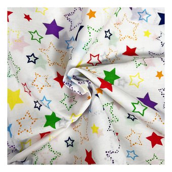 Stars Polycotton Fabric by the Metre