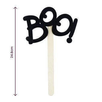 Boo Wooden Sign 25cm image number 5