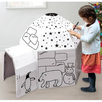 Colour In Cardboard Igloo 107cm