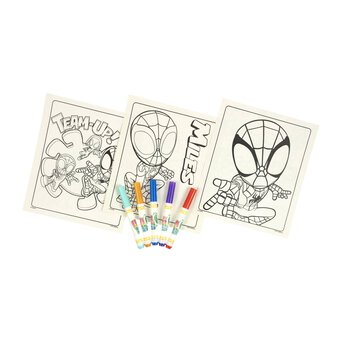 Crayola Spidey and His Amazing Friends Color Wonder Colouring Set image number 5