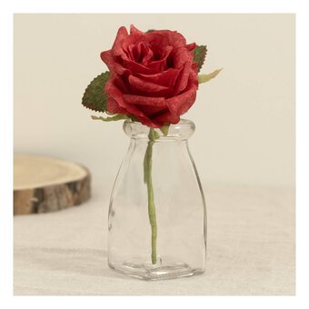Single Red Rose Pick 20cm
