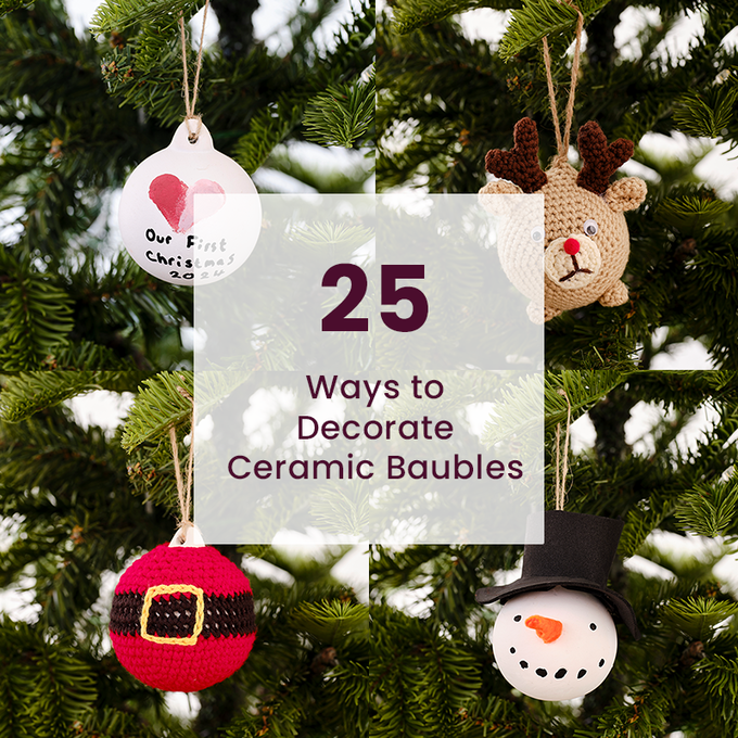 25 Ways to Decorate Ceramic Baubles image number 1