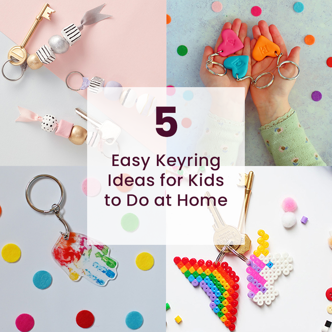 5 Easy Keyring Ideas for Kids to Do at Home image number 1