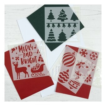 Christmas Stencils 4 Pack image number 2