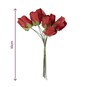 Mini Red Rose Wired Floral Picks 10 Pack image number 4