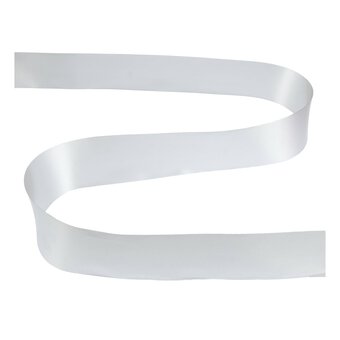 Silver Poly Ribbon 5cm x 91m