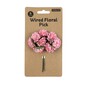 Mini Pink Wired Floral Picks 8 Pack image number 5