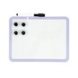 White and Lilac Whiteboard 21.5cm x 28cm image number 1