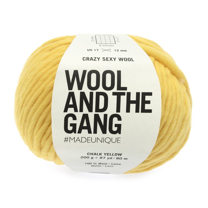 Wool and the Gang Chalk Yellow Crazy Sexy Wool 200g  image number 1