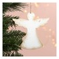 Hanging Metal Angel Decoration 12cm image number 1