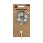 Silver Pearl Rose Wired Floral Picks 6 Pieces image number 5