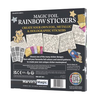 Marvin’s Magic Foil Rainbow Stickers image number 5