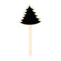 Wooden Blackboard Christmas Tree Pick 24cm image number 1