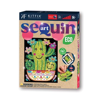 Kitfix Cactus Sequin Art Kit