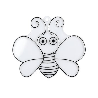 Bee Plastic Suncatcher