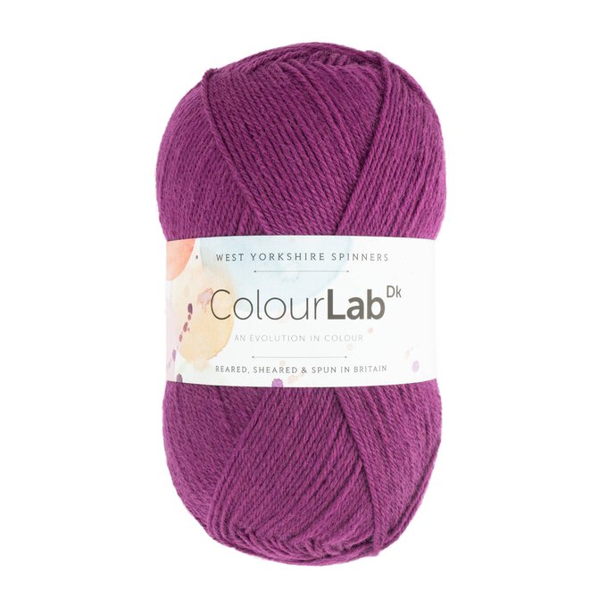 West Yorkshire Spinners Perfectly Plum ColourLab DK 100g image number 1