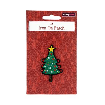 Christmas Tree Iron-On Patch