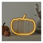 LED Wooden Pumpkin 26cm image number 3