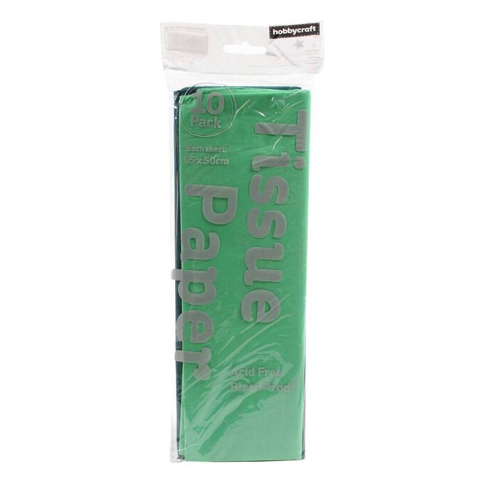 Tissue Paper - Light Green - Pack of 5
