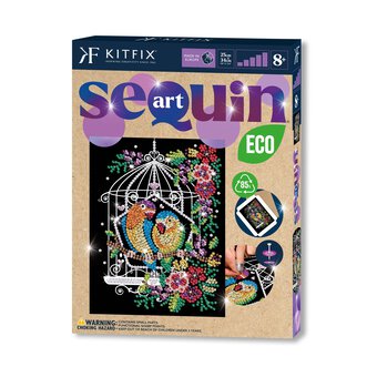 Kitfix Birdcage Sequin Art Kit