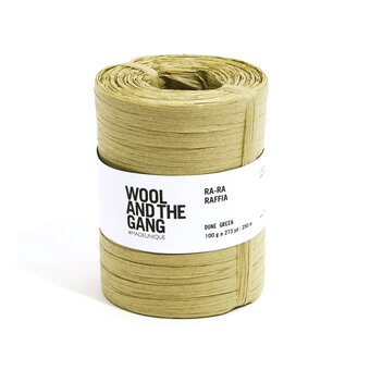 Wool and the Gang Dune Green Ra-Ra-Raffia 100g 