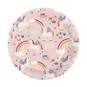 Unicorn Party Paper Plates 8 Pack image number 1