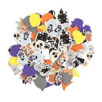 Assorted Halloween Foam Stickers image number 2