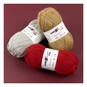 Knitcraft Red Sparkle Era DK Yarn 100g image number 4