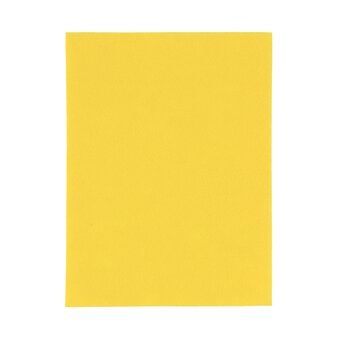 Yellow Self-Adhesive Felt Sheet 9 x 12 Inches