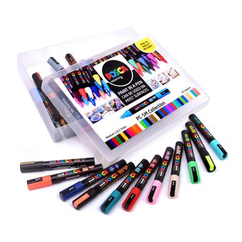 Uni-ball Posca PC-5M Marker Pens Collection 39 Pack