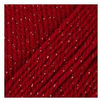 Knitcraft Red Sparkle Era DK Yarn 100g