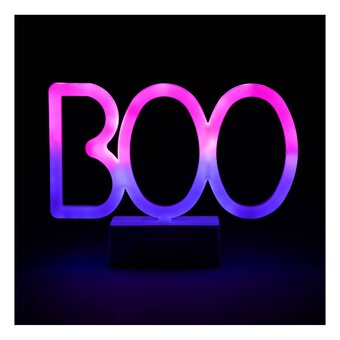 LED Neon Boo Light