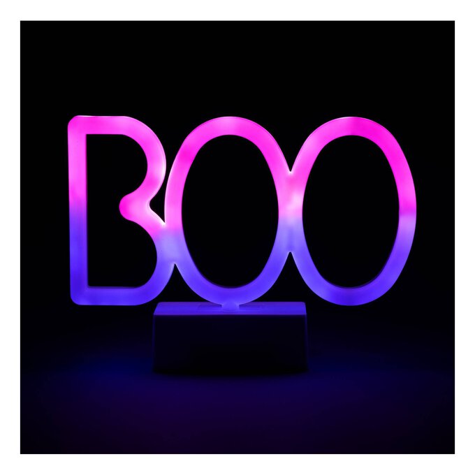 LED Neon Boo Light image number 1