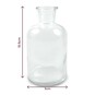 Transparent Glass Bottle 10.5cm  image number 3