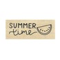 Summer Time Wooden Stamp 2.5cm x 6.3cm image number 3