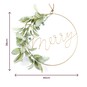 Gold Metal Merry Wreath 40cm image number 5