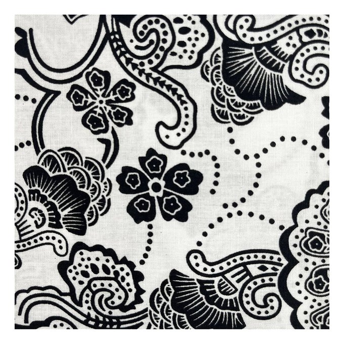 Paisley Prints (Black/White)