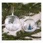 Frosted Green Bottle Brush Christmas Tree 12 Pack image number 3