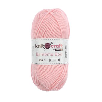 Knitcraft Pink Bambino Boo Yarn 50g