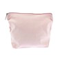 Pale Pink Cotton Zip Pouch 24cm x 17cm  image number 1