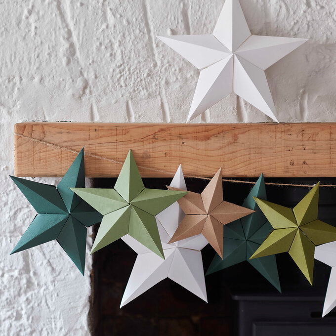 Cricut: How to Make a Paper Star Garland | Hobbycraft