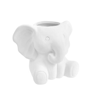 Paint Your Own Elephant Pen Pot