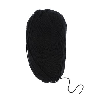 James C Brett Black Second Chance DK Yarn 100g image number 3