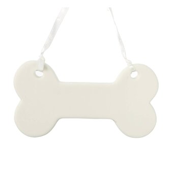 Hanging Ceramic Bone Decoration 11.5cm image number 2