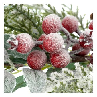 Snowy Leaf Berry Pick 61cm image number 3