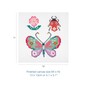 Trimits Butterfly and Bug Mini Cross Stitch Kit 13cm x 13cm image number 3