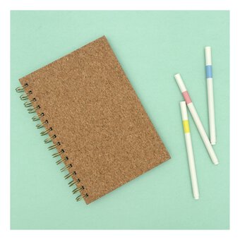 Spiral Bound Cork Notebook A5