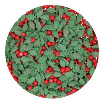 FunCakes Holly Sprinkle Mix 55g image number 2