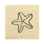 Starfish Wooden Stamp 3.8cm x 3.8cm image number 3